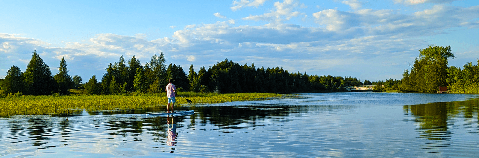 Paddleboarders on the Indian River with SUP the River